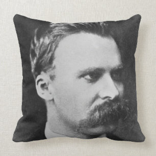 Friedrich Wilhelm Nietzsche (1844-1900) 1873 (b/w Kissen