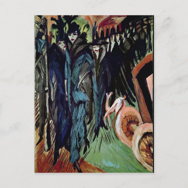 Friedrichstraße, 1914 postkarte (Vorderseite)