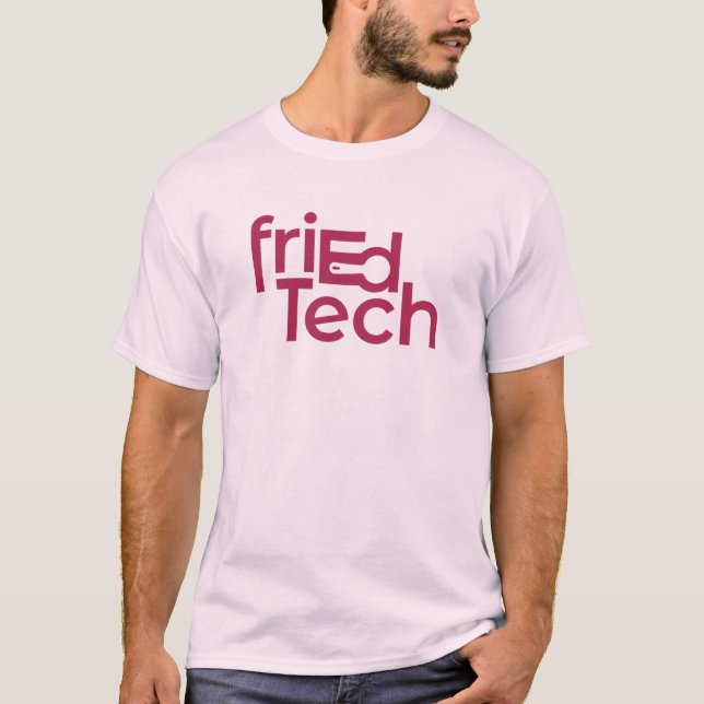 friEdTech Offizielles Logo im T - Shirt Raspberry (Vorderseite)