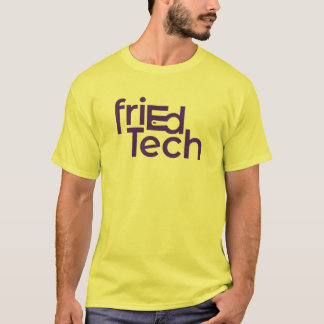 friEdTech Offizielles Logo in Lila T-Shirt