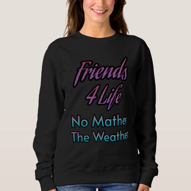 Friend 4 Life T - Shirt Bester Freund für immer Ge (Vorderseite)