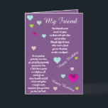 FRIEND BIRTHDAY CARD KARTE<br><div class="desc">für den lass deiner Freundin wissen, wie viel du von ihnen denkst und wie sie bei ihrem Geburtstag in deinen Gedanken sind</div>