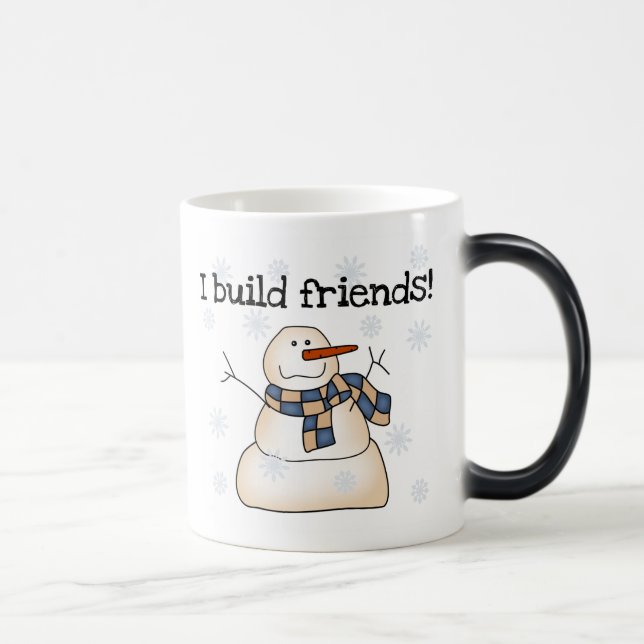 Friend Builder Niedlich Winter Snowman Verwandlungstasse (Rechts)