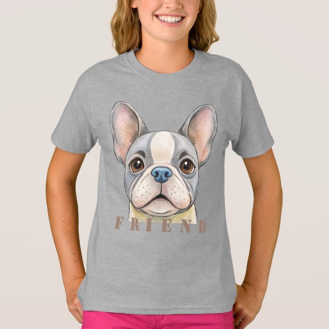 Friend Bulldog T-Shirt (Vorderseite)