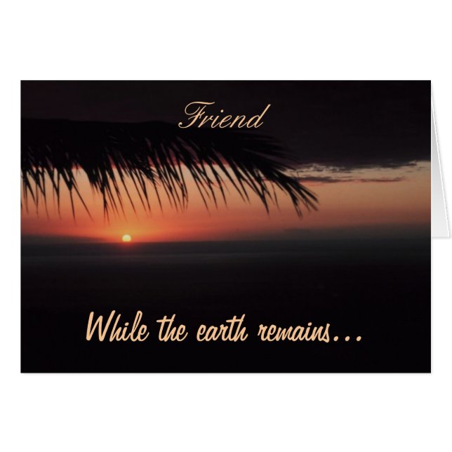 Friend Card (Vorderseite (Horizontal))