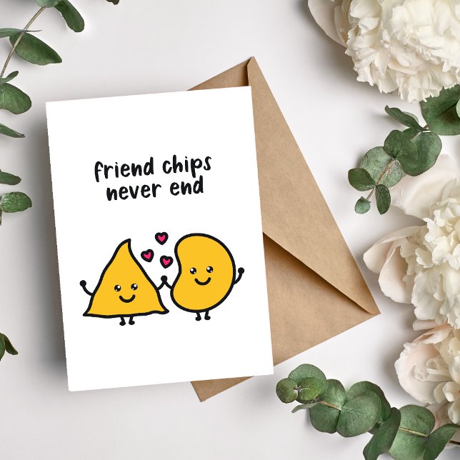 Friend Chips nie beenden Feiertagskarte (Von Creator hochgeladen)