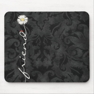 Friend Daisy und Ladybug Damask Maus Pad Mousepad