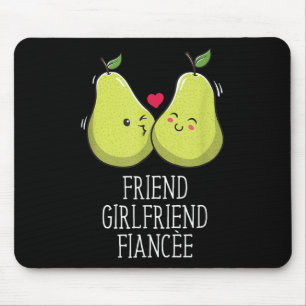 Friend Girlfriend Fiancee Ehefrau Verlobte Wedding Mousepad