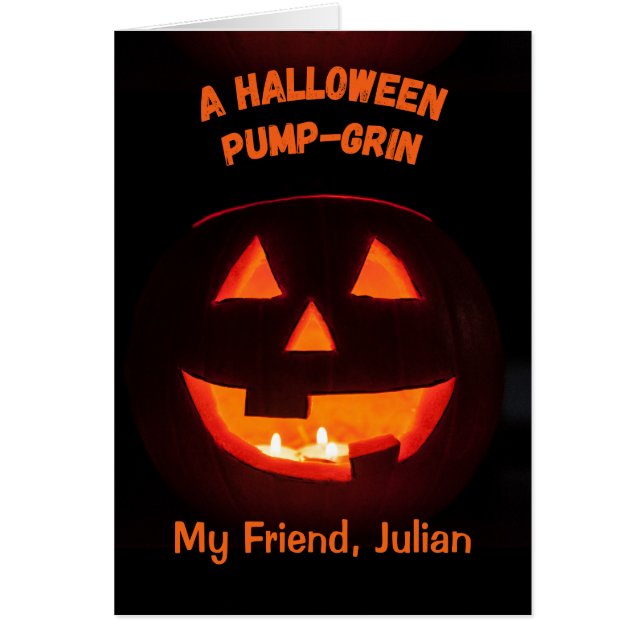 Friend Halloween Fügen Sie einen Namen Niedlichen  (Vorne)