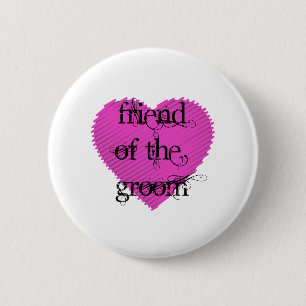 Friend of the Groom Button
