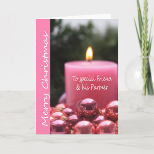 Friend & sein Partner Frohe Weihnachtskarte Feiertagskarte