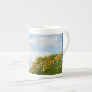 FRIEND Tasse Bone China mit meinen Freunden Mohnbl