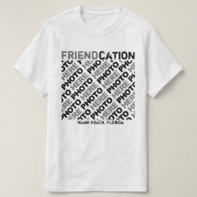 Friendcation stellen Ihren eigenen weißen T -