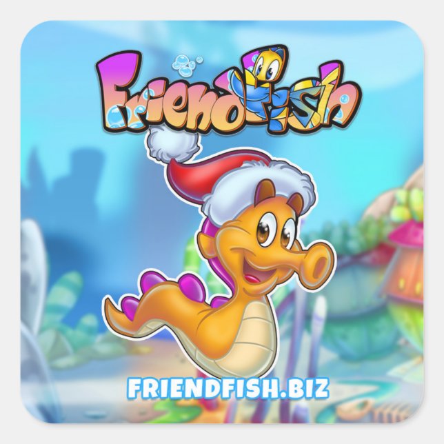 FriendFish caricature autocollants de poisson (Devant)