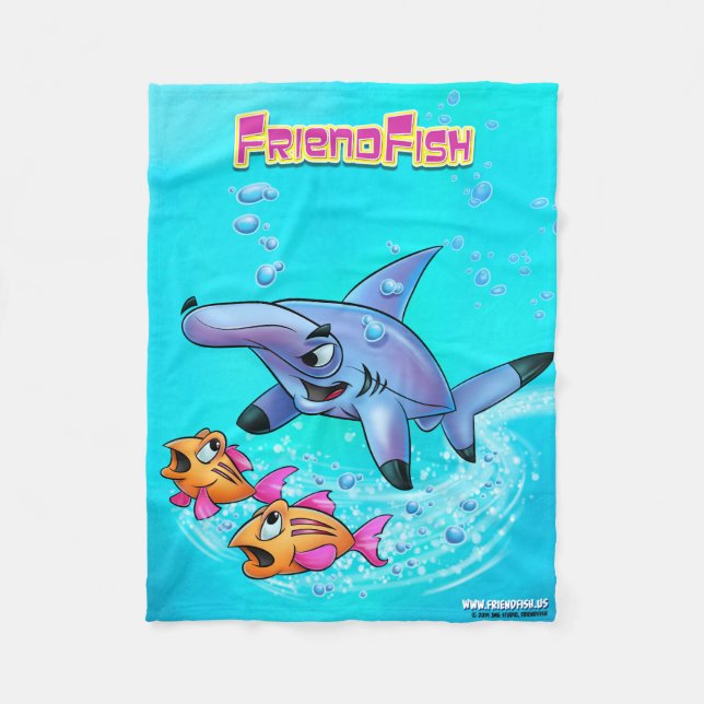 FriendFish Cartoon der Fleece umfassende Gruppen (Vorderseite)