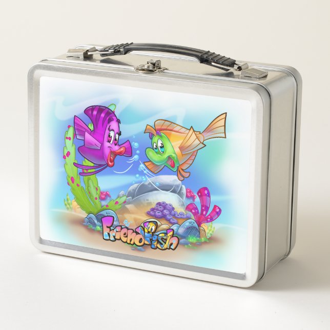 FriendFish dessin animé lunchbox (Devant)