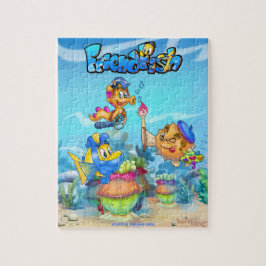 FriendFish niedlich Cartoon Fisch Puzzle