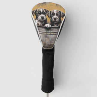Friendly Boxer Puppy Dogs 001 - Raimon Paladino Golf Headcover