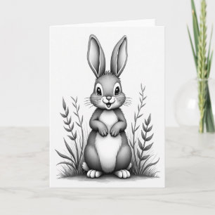 Friendly Bunny Smile Karte