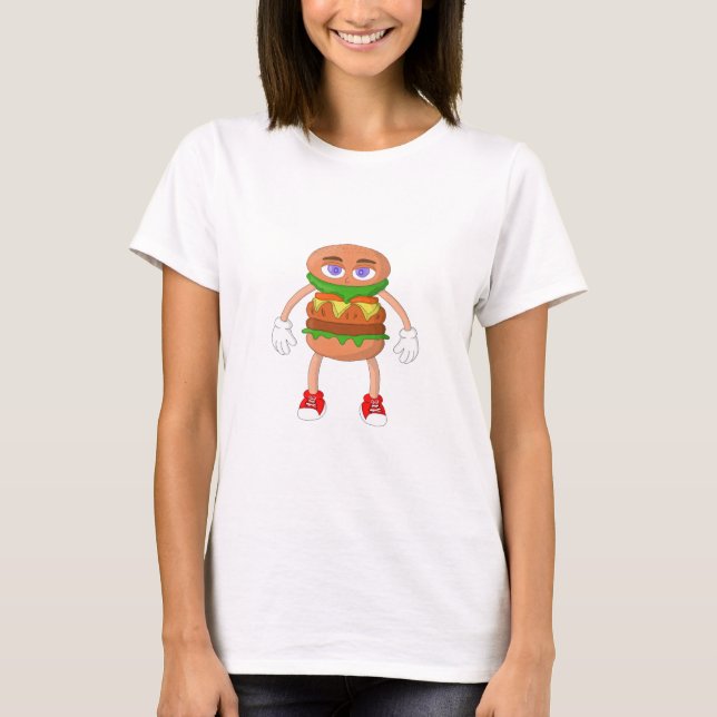 Friendly Burger T-Shirt (Vorderseite)