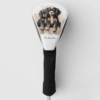 Friendly Cavalier King Charles Spaniel Puppy Hunde Golf Headcover