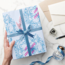Friendly Day Wrapping Paper Geschenkpapier