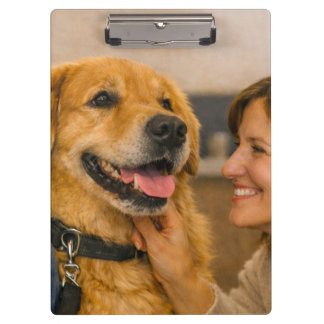 Friendly Dog Begrüßung Acryl Klemmbrett