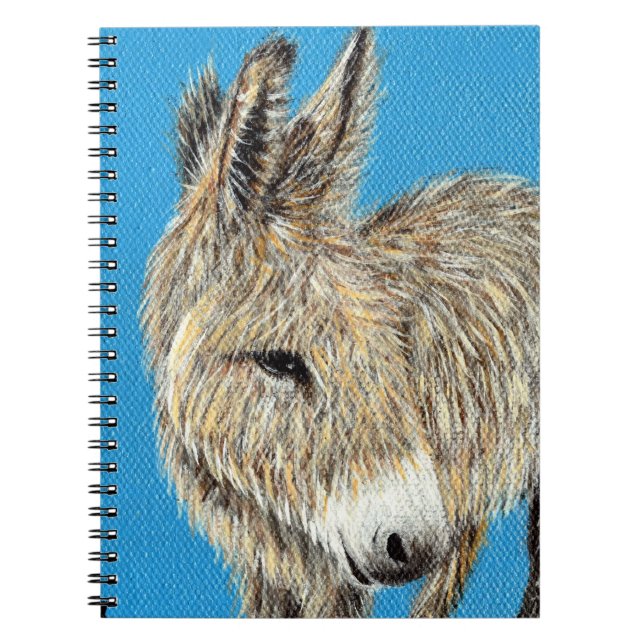 Friendly Donkey Painting Notizblock (Vorderseite)