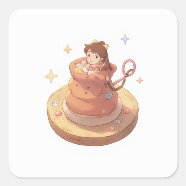 Friendly Fantasy Sticker (Vorderseite)