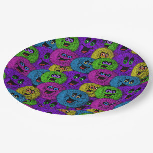 Friendly Fuzzles Niedliche Kreaturen Papier Teller