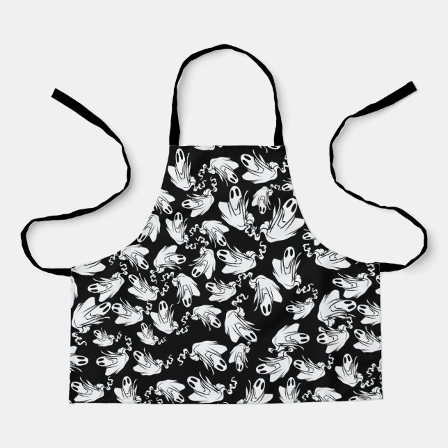 Friendly Ghosts Halloween Schürze (Vorderseite)