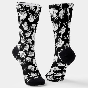 Friendly Ghosts Halloween Socken