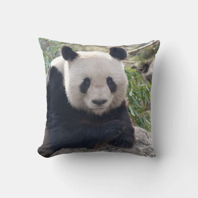 Friendly Giant Panda Kissen (Vorderseite)