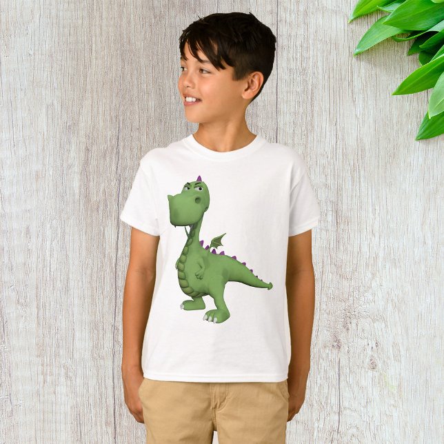 Friendly Green Dinosaur T-Shirt (Von Creator hochgeladen)