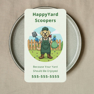 Friendly Hundekot-Entfernung Hund Koot-Scooper Visitenkarte