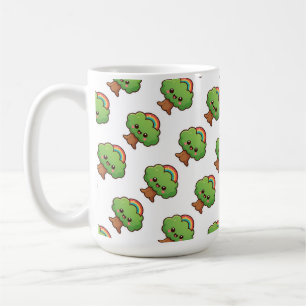 Friendly Kawaii Tree Kaffeetasse