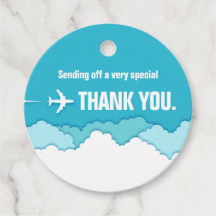 Friendly Skies Far Traveller Vielen Dank Nachric Geschenkanhänger