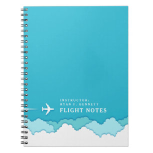 Friendly Skies   Fluglehrer   Individuelle Name Notizblock