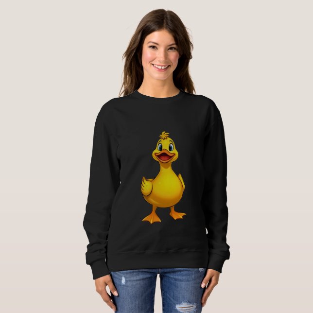 Friendly Yellow Duckling Sweatshirt (Vorne ganz)