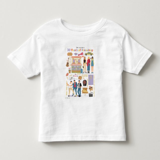 FRIENDS™ | 30 Jahre Freundschaft Kleinkind T-shirt (Vorderseite)