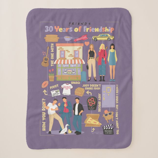 FRIENDS™ | 30 Jahre Freundschaft Sherpadecke (Vorderseite)