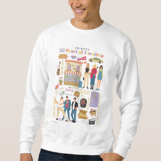FRIENDS™ | 30 Jahre Freundschaft Sweatshirt (Vorderseite)