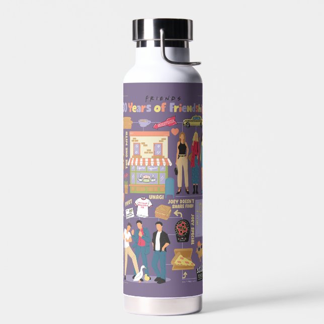 FRIENDS™ | 30 Jahre Freundschaft Trinkflasche (Links)