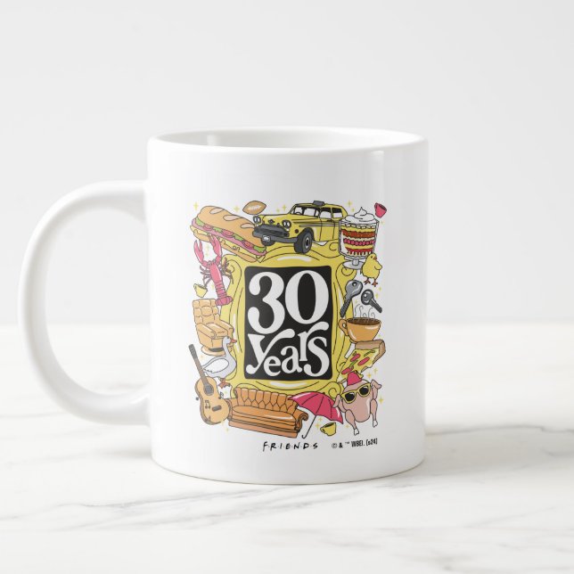 FRIENDS™ | 30 Jahre Grafik Jumbo-Tasse (Links)