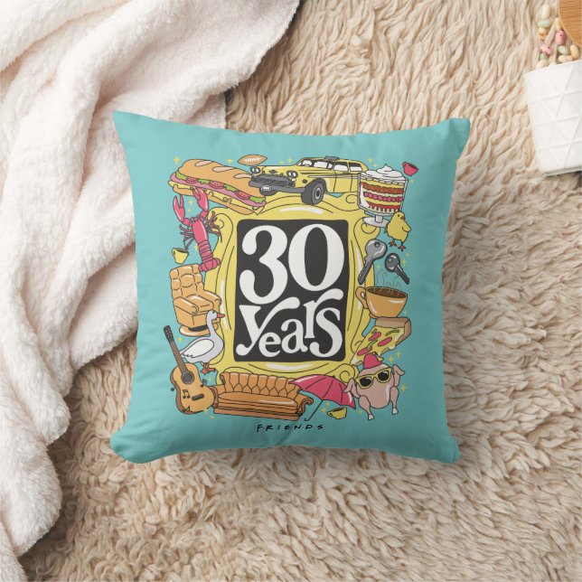 FRIENDS™ | 30 Jahre Grafik Kissen (Decke)
