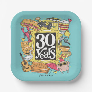 FRIENDS™   30 Jahre Grafik Pappteller