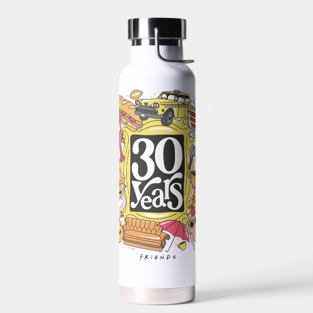 FRIENDS™ | 30 Jahre Grafik Trinkflasche (Links)