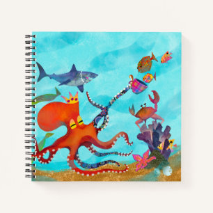 Friends and Anemones Journal Notizbuch