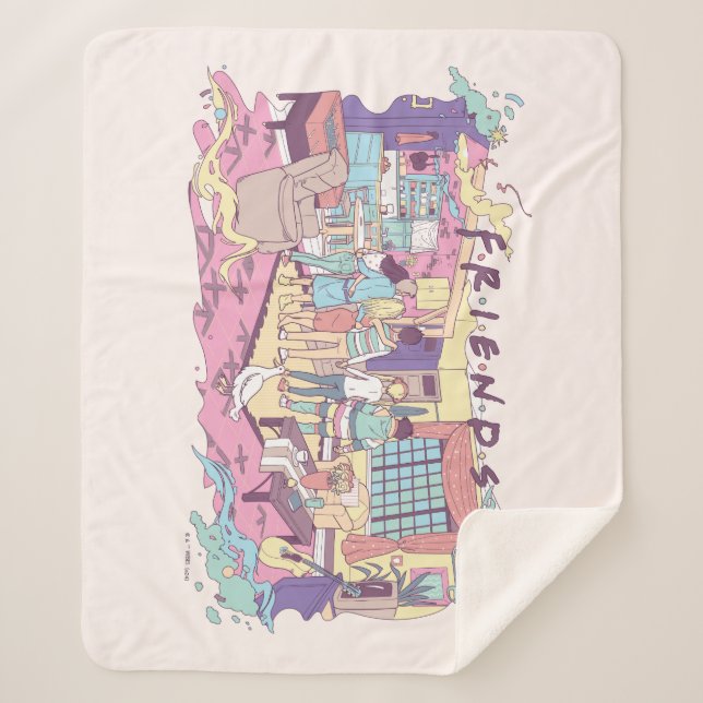 FRIENDS™ | Apartment Cartoon Sherpadecke (Vorderseite)