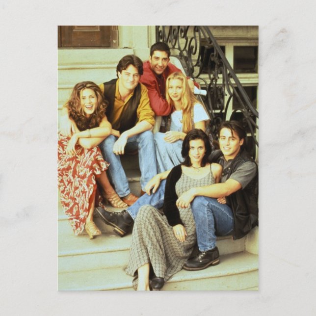 FRIENDS™ | Besetzt auf dem Stoop Einladungspostkarte (Vorderseite)